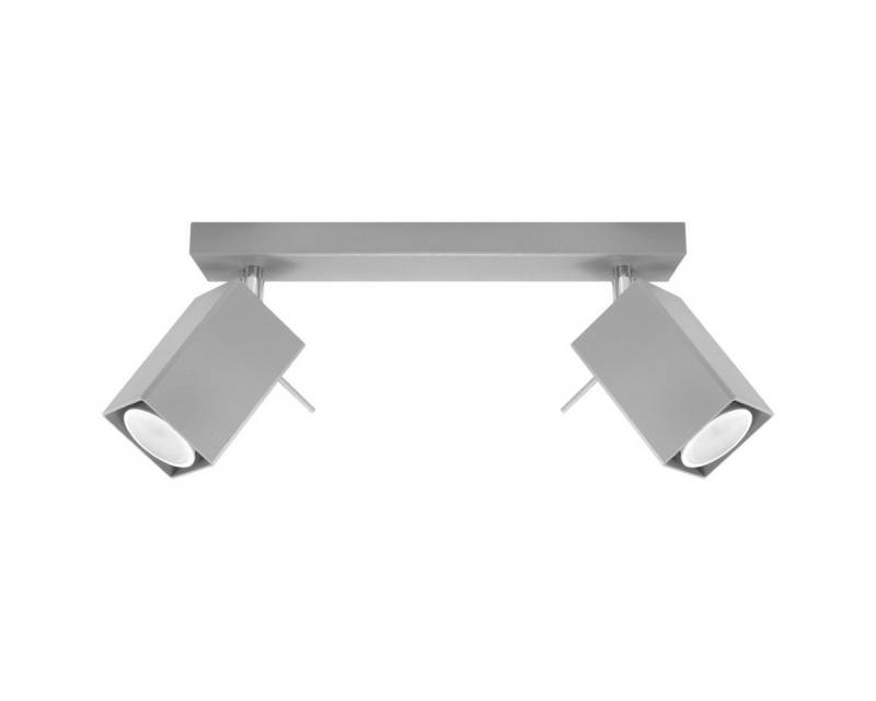SOLLUX lighting Deckenleuchte Deckenleuchte Merida 2 Grau, Nicht enthalten von SOLLUX lighting