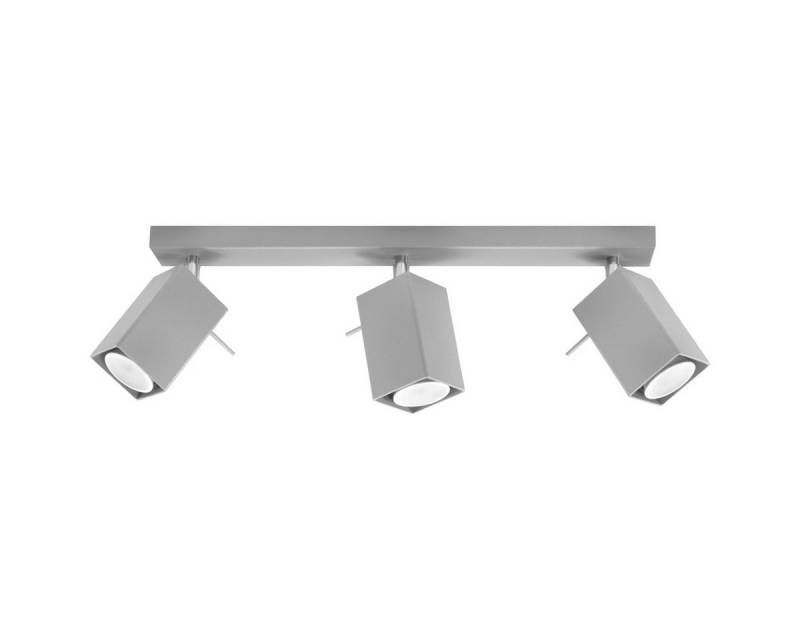 SOLLUX lighting Deckenleuchte Deckenleuchte Merida 3 Grau, Nicht enthalten von SOLLUX lighting