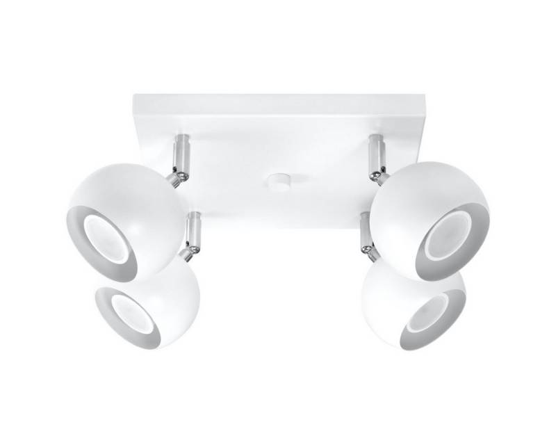 SOLLUX lighting Deckenleuchte Deckenleuchte Oculare 4 Weiß, Nicht enthalten von SOLLUX lighting