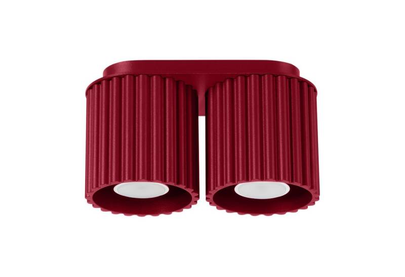 SOLLUX lighting Deckenleuchte Plafond Aura 2 Burgunderrot Gu10, Nicht enthalten SOLLUX lighting Deckenleuchte Plafond Aura 2 Burgunderrot Gu10, Nicht enthalten von SOLLUX lighting