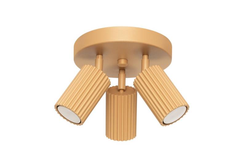 SOLLUX lighting Deckenleuchte Plafond Karbon 3P Golden, Nicht enthalten SOLLUX lighting Deckenleuchte Plafond Karbon 3P Golden, Nicht enthalten von SOLLUX lighting