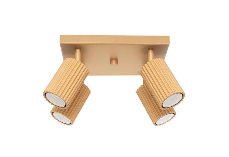 SOLLUX lighting Deckenleuchte Plafond Karbon 4 Golden, Nicht enthalten SOLLUX lighting Deckenleuchte Plafond Karbon 4 Golden, Nicht enthalten von SOLLUX lighting