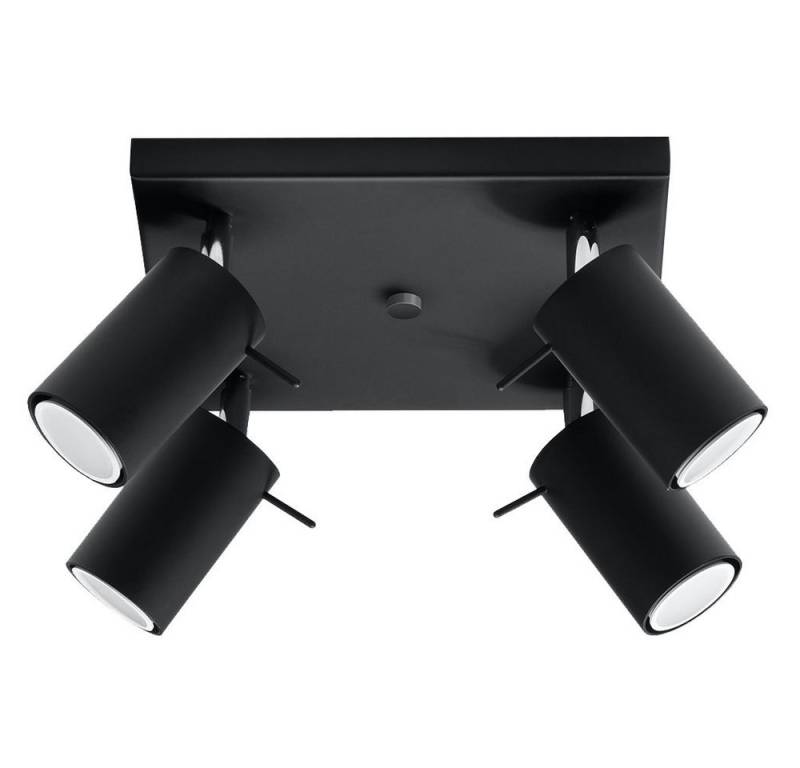 SOLLUX lighting Deckenspot, Leuchtmittel nicht inklusive, Deckenlampe 4-flammig Deckenstrahler Wohnzimmer Beleuchtung von SOLLUX lighting