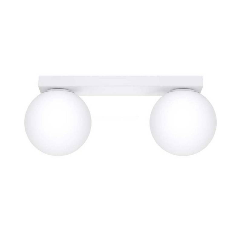 SOLLUX lighting Deckenstrahler, LED-Leuchtmittel fest verbaut, Deckenlampe Deckenleuchte Wohnzimmerleuchte Stahl Glas Weiss SOLLUX lighting Deckenstrahler, LED-Leuchtmittel fest verbaut, Deckenlampe Deckenleuchte Wohnzimmerleuchte Stahl Glas Weiss von SOLLUX lighting