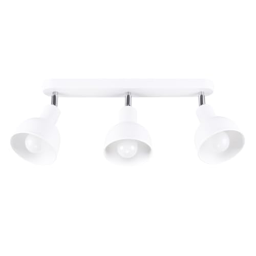 SOLLUX lighting - Elba Wandleuchte - Wandleuchten Plafond - Dekorative Lampe - LED Lampe - Geringer Energieverbrauch - Lange Lebensdauer - Attraktives Design - E27, 3x max 15W LED, ~230V, 50Hz - Weiß SOLLUX lighting - Elba Wandleuchte - Wandleuchten Plafond - Dekorative Lampe - LED Lampe - Geringer Energieverbrauch - Lange Lebensdauer - Attraktives Design - E27, 3x max 15W LED, ~230V, 50Hz - Weiß von SOLLUX lighting