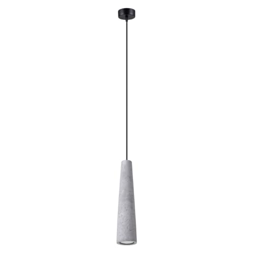 SOLLUX lighting - Electra Pendelleuchte - Hängeleuchte - Stilvolle Pendellampe - Lange Lebensdauer - Attraktives Design - Material Beton - GU10, 1x max 10W LED, ~230V, 50Hz - Grau SOLLUX lighting - Electra Pendelleuchte - Hängeleuchte - Stilvolle Pendellampe - Lange Lebensdauer - Attraktives Design - Material Beton - GU10, 1x max 10W LED, ~230V, 50Hz - Grau von SOLLUX lighting