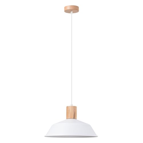 SOLLUX lighting - Fano Pendelleuchte - Hängeleuchte - Stilvolle Pendellampe - Lange Lebensdauer - Attraktives Design - Material Stahl - E27, 1x max 15W LED, ~230V, 50Hz - Weiß SOLLUX lighting - Fano Pendelleuchte - Hängeleuchte - Stilvolle Pendellampe - Lange Lebensdauer - Attraktives Design - Material Stahl - E27, 1x max 15W LED, ~230V, 50Hz - Weiß von SOLLUX lighting