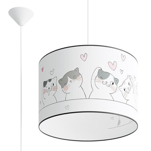 SOLLUX lighting - Hängelampe LED - Pendellampe CAT - Pendelleuchte - Hängelleuchte LED - Niedriger Energieverbrauch - E27, 1x max 15W LED, ~230V, 50Hz, IP20 Mehrfarbig - 40x40x95cm SOLLUX lighting - Hängelampe LED - Pendellampe CAT - Pendelleuchte - Hängelleuchte LED - Niedriger Energieverbrauch - E27, 1x max 15W LED, ~230V, 50Hz, IP20 Mehrfarbig - 40x40x95cm von SOLLUX lighting