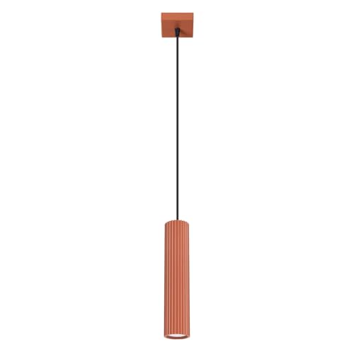 SOLLUX lighting Hängelampe Pendelleuchte Hängeleuchte Deckenlampe Lampe Decke Aluminium 1 Flammig 8 x 8 x 118 cm Karbon Ockerrot SOLLUX lighting Hängelampe Pendelleuchte Hängeleuchte Deckenlampe Lampe Decke Aluminium 1 Flammig 8 x 8 x 118 cm Karbon Ockerrot von SOLLUX lighting