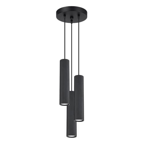 SOLLUX lighting Hängelampe Pendelleuchte Hängeleuchte Deckenlampe Lampe Decke Aluminium 3 Flammig 19,5 x 19,5 x 108 cm Karbon Schwarz SOLLUX lighting Hängelampe Pendelleuchte Hängeleuchte Deckenlampe Lampe Decke Aluminium 3 Flammig 19,5 x 19,5 x 108 cm Karbon Schwarz von SOLLUX lighting