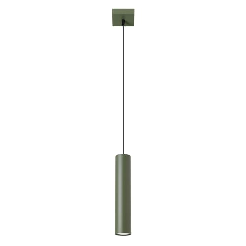 SOLLUX lighting Hängelampe Pendelleuchte Hängeleuchte Deckenlampe Lampe Decke Stahl 1 Flammig 8 x 8 x 118 cm Olivgrün Lagos SOLLUX lighting Hängelampe Pendelleuchte Hängeleuchte Deckenlampe Lampe Decke Stahl 1 Flammig 8 x 8 x 118 cm Olivgrün Lagos von SOLLUX lighting