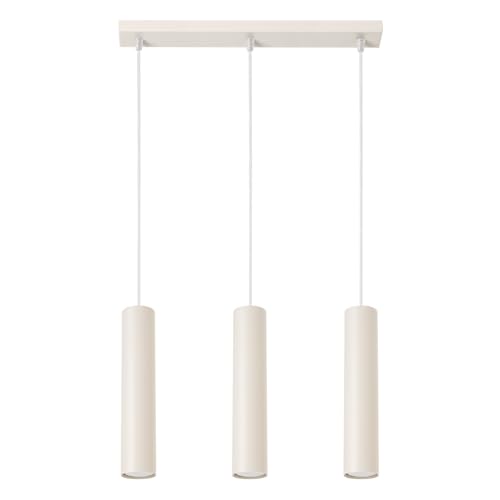 SOLLUX lighting Hängelampe Pendelleuchte Hängeleuchte Deckenlampe Lampe Decke Stahl 3 Flammig 45 x 6 x 98 cm Beige Lagos SOLLUX lighting Hängelampe Pendelleuchte Hängeleuchte Deckenlampe Lampe Decke Stahl 3 Flammig 45 x 6 x 98 cm Beige Lagos von SOLLUX lighting