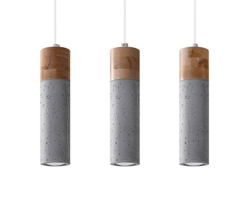 SOLLUX lighting Hängeleuchte Hängeleuchte Zane 3 Grau, Nicht enthalten SOLLUX lighting Hängeleuchte Hängeleuchte Zane 3 Grau, Nicht enthalten von SOLLUX lighting