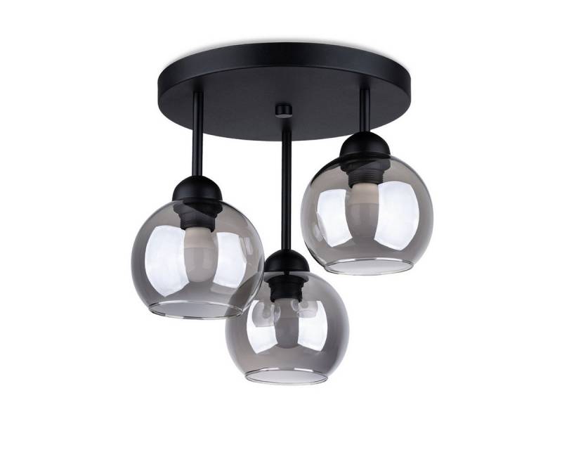 SOLLUX lighting Kronleuchter Kronleuchter Alino 3 Schwarz, Nicht enthalten von SOLLUX lighting