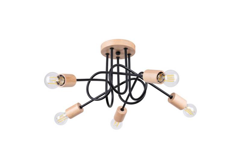 SOLLUX lighting Kronleuchter Kronleuchter Ember 5 Schwarz, Nicht enthalten SOLLUX lighting Kronleuchter Kronleuchter Ember 5 Schwarz, Nicht enthalten von SOLLUX lighting