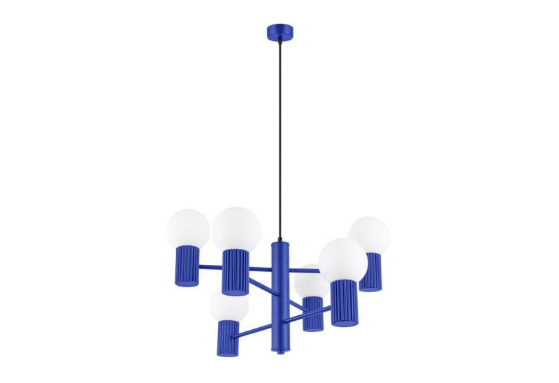 SOLLUX lighting Kronleuchter Kronleuchter Halo 6 Ultramarin, Nicht enthalten SOLLUX lighting Kronleuchter Kronleuchter Halo 6 Ultramarin, Nicht enthalten von SOLLUX lighting