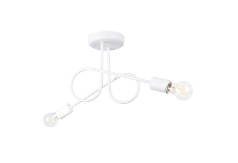 SOLLUX lighting Kronleuchter Kronleuchter Loop 2 Weiß, Nicht enthalten SOLLUX lighting Kronleuchter Kronleuchter Loop 2 Weiß, Nicht enthalten von SOLLUX lighting