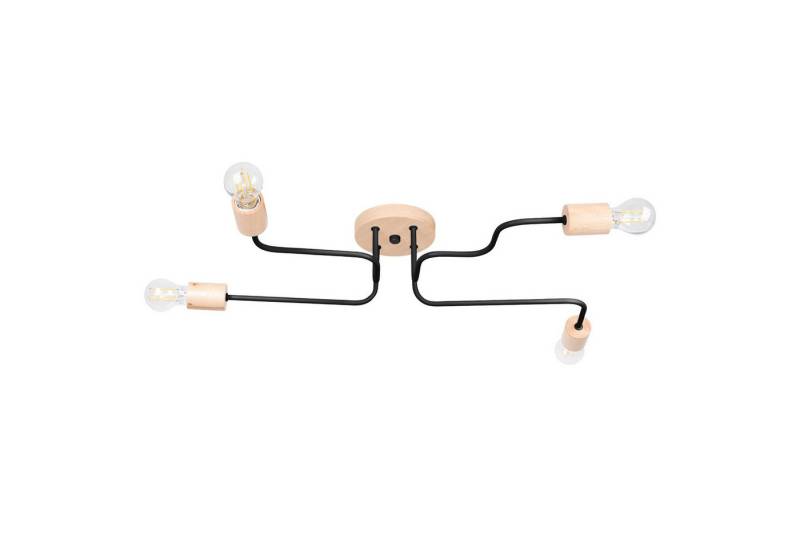 SOLLUX lighting Kronleuchter Kronleuchter Timbo 4 Schwarz, Nicht enthalten SOLLUX lighting Kronleuchter Kronleuchter Timbo 4 Schwarz, Nicht enthalten von SOLLUX lighting