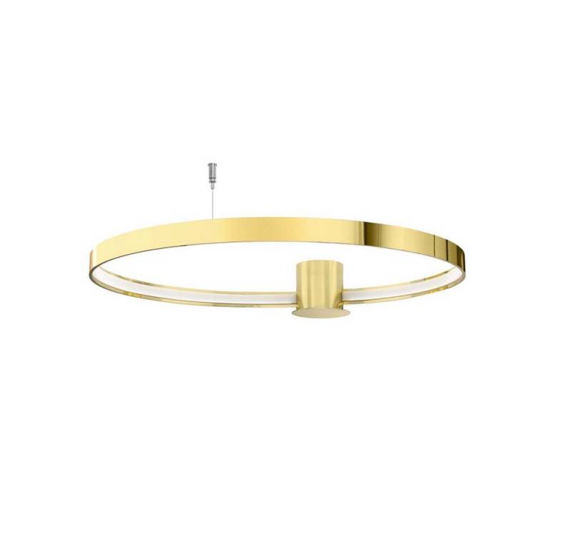 SOLLUX lighting LED Deckenleuchte, LED-Leuchtmittel fest verbaut, Deckenleuchte Deckenlampe Wohnzimmerlampe Schlafzimmerleuchte Gold LED von SOLLUX lighting