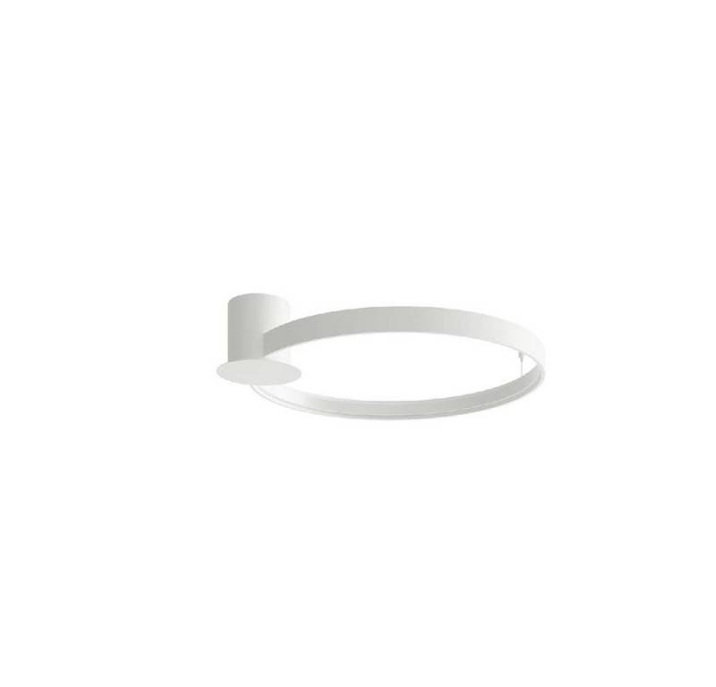 SOLLUX lighting LED Deckenleuchte, LED-Leuchtmittel fest verbaut, Warmweiß, Deckenlampe Deckenleuchte Design Ring LED Esszimmerleuchte weiß von SOLLUX lighting