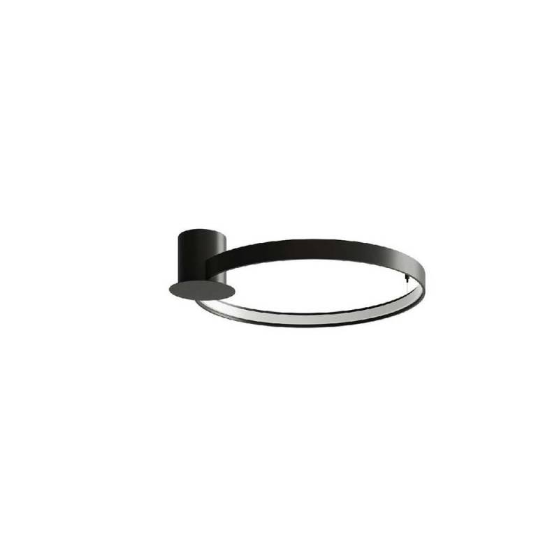 SOLLUX lighting LED Deckenleuchte, LED-Leuchtmittel fest verbaut, Warmweiß, Deckenlampe Deckenleuchte Ring Designleuchte schwarz von SOLLUX lighting
