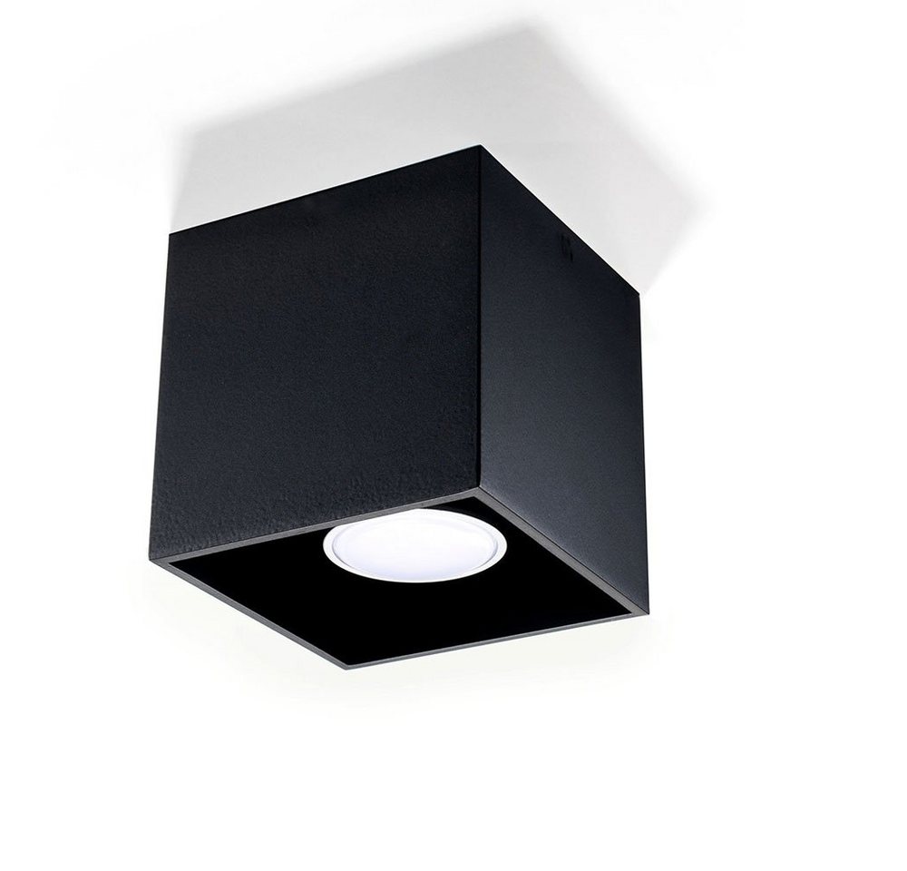 SOLLUX lighting LED Einbaustrahler, Leuchtmittel nicht inklusive, Aufbaustrahler schwarz Deckenleuchte schwarz eckig Aufbauleuchte GU10 SOLLUX lighting LED Einbaustrahler, Leuchtmittel nicht inklusive, Aufbaustrahler schwarz Deckenleuchte schwarz eckig Aufbauleuchte GU10 von SOLLUX lighting