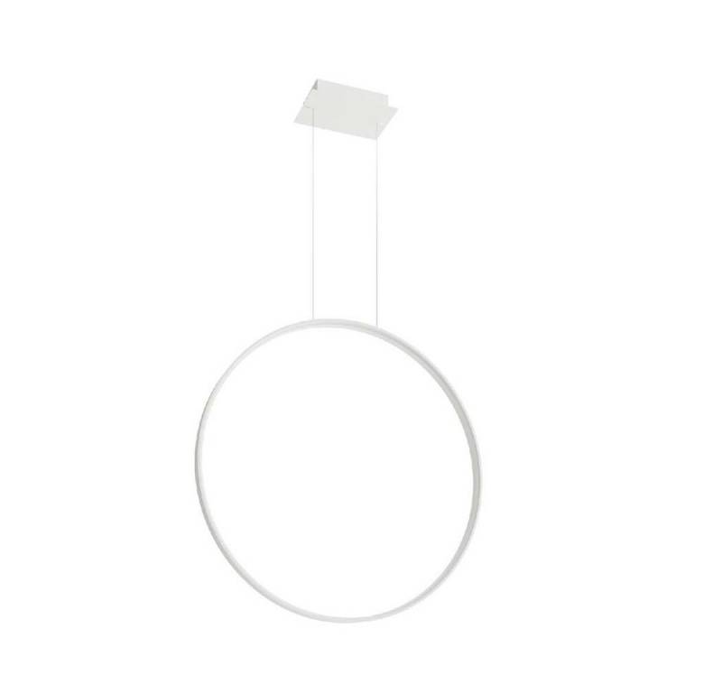 SOLLUX lighting LED Pendelleuchte, LED-Leuchtmittel fest verbaut, Neutralweiß, Pendelleuchte Design Hängelampe LED Esszimmerleuchte Ring von SOLLUX lighting