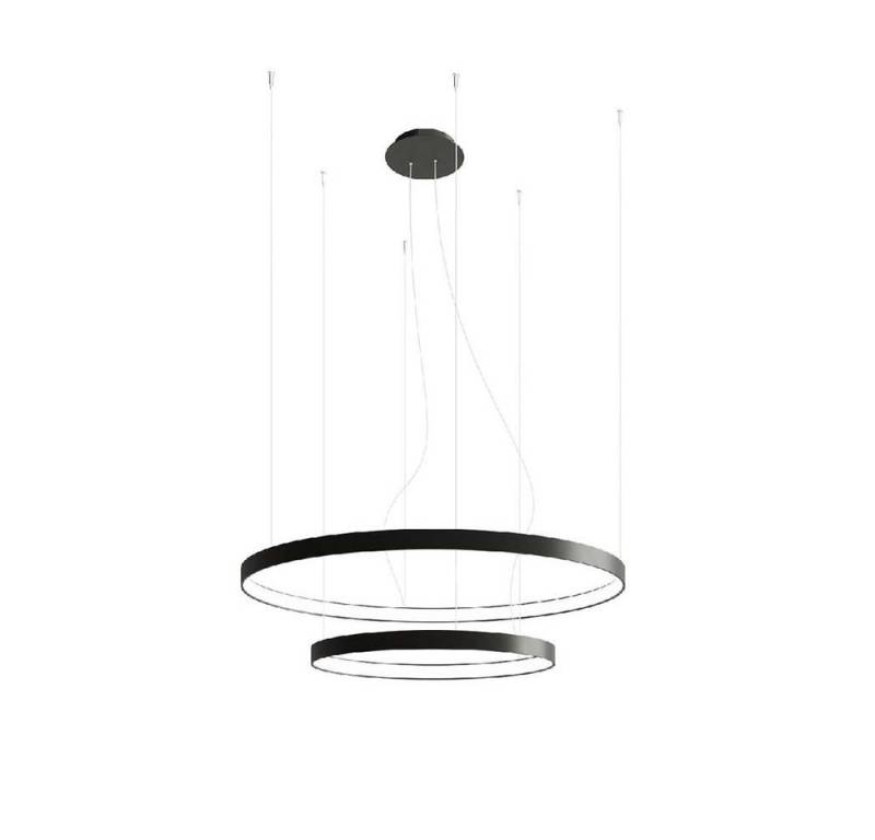 SOLLUX lighting LED Pendelleuchte, LED-Leuchtmittel fest verbaut, Warmweiß, Hängeleuchte Pendellampe Designleuchte Wohnzimmerlampe LED Ringe von SOLLUX lighting