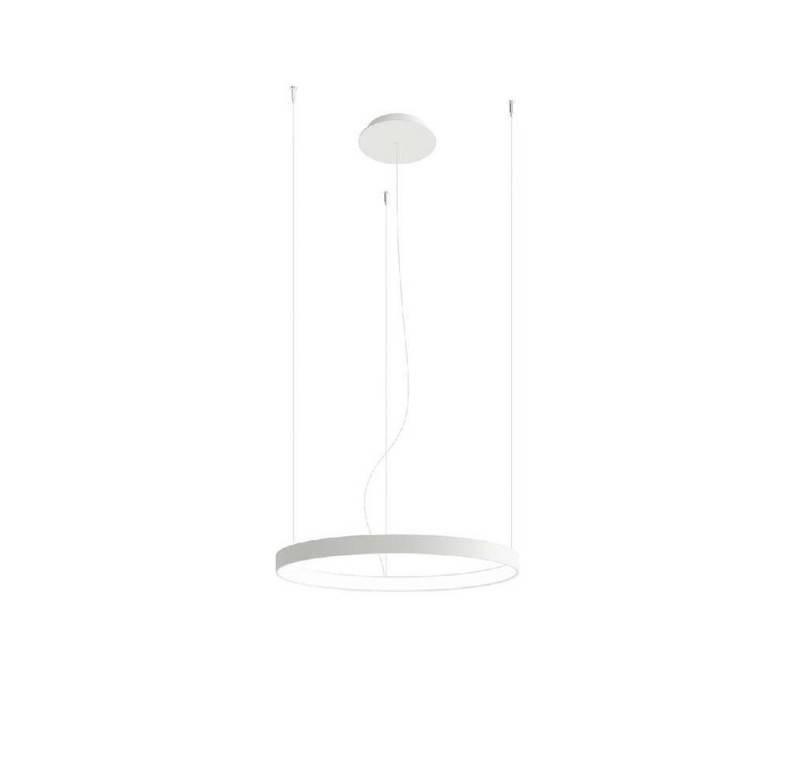 SOLLUX lighting LED Pendelleuchte, LED-Leuchtmittel fest verbaut, Warmweiß, Pendellampe Hängeleuchte Esstischlampe weiß Ring Designleuchte LED von SOLLUX lighting
