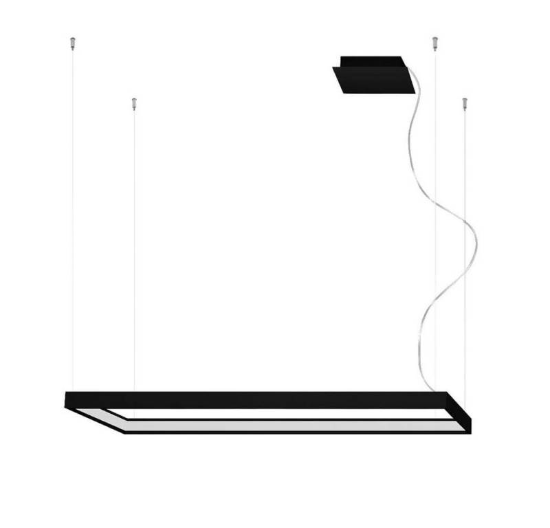 SOLLUX lighting LED Pendelleuchte, LED-Leuchtmittel fest verbaut, Warmweiß, Pendelleuchte Hängelampe Designleuchte schwarz LED Wohnzimmerlampe von SOLLUX lighting