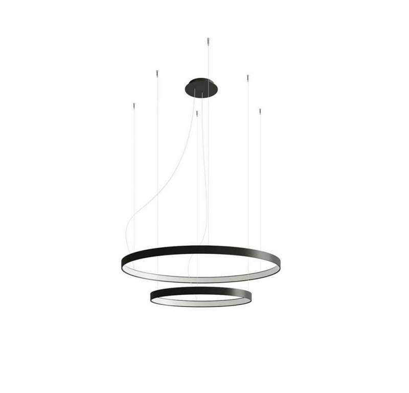 SOLLUX lighting LED Pendelleuchte, Leuchtmittel nicht inklusive, Pendellampe Wohnzimmerlampe Hängelampe Deckenlampe LED Ring 80W von SOLLUX lighting