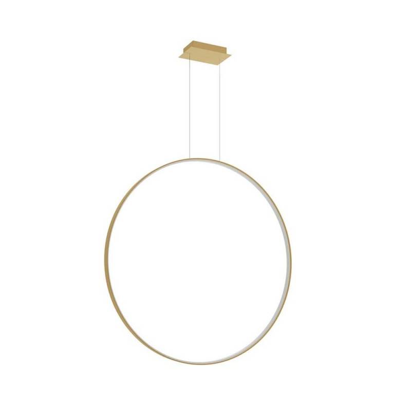 SOLLUX lighting LED Pendelleuchte, Leuchtmittel nicht inklusive, Pendelleuchte Wohnzimmerleuchte Deckenlampe Hängelampe Gold 70W von SOLLUX lighting
