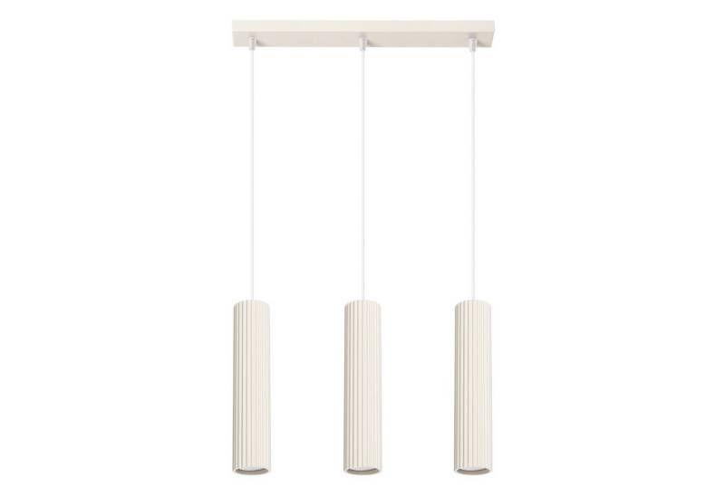 SOLLUX lighting LED Pendelleuchte Pendelleuchte Karbon 3L Beige Aluminium Modern Linear von SOLLUX lighting