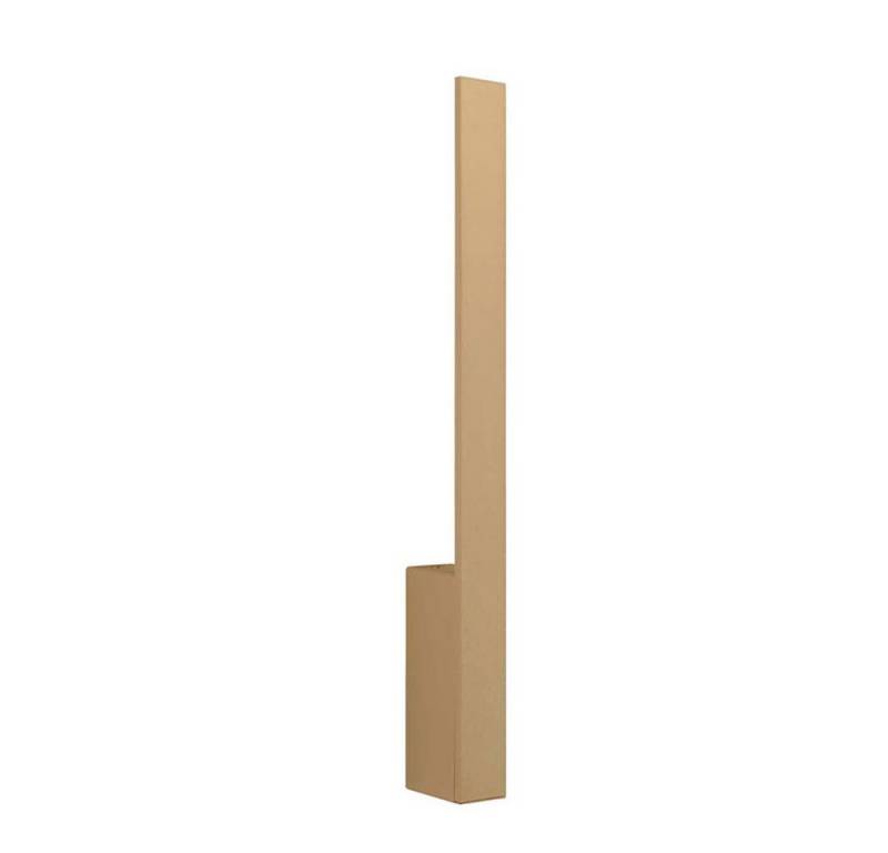 SOLLUX lighting LED Wandleuchte, Leuchtmittel nicht inklusive, Wandleuchte Wohnzimmerlampe LED Flurleuchte Wandlampe Alu Gold H 50 cm von SOLLUX lighting