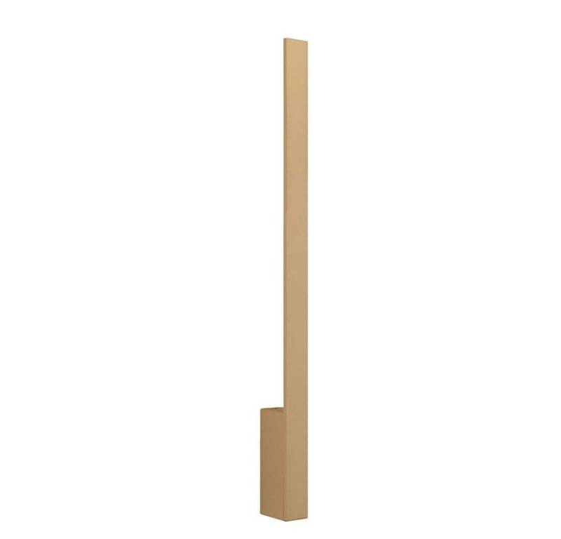SOLLUX lighting LED Wandleuchte, LED-Leuchtmittel fest verbaut, Neutralweiß, Wandleuchte Wohnzimmerlampe Wandlampe LED Flurlampe Gold Alu H 70 von SOLLUX lighting