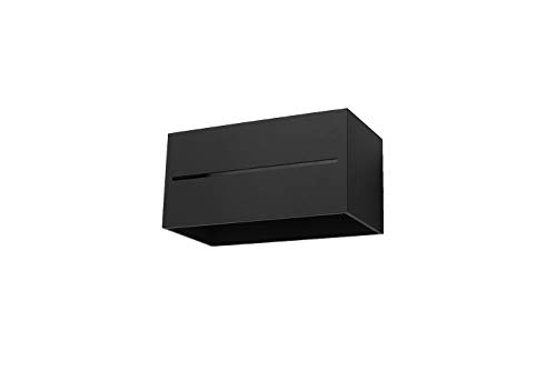 SOLLUX lighting Lobo Maxi Wandleuchte Innen - Minimalistische Wandlampe Innen Wandleuchte Treppenhaus Lampe - Wandlampe LED aus Aluminium in Schwarz 20 x 12 x 10 cm SOLLUX lighting Lobo Maxi Wandleuchte Innen - Minimalistische Wandlampe Innen Wandleuchte Treppenhaus Lampe - Wandlampe LED aus Aluminium in Schwarz 20 x 12 x 10 cm von SOLLUX lighting