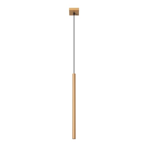 SOLLUX lighting PASTELO 1 1-Glühbirnen Stahl Pendelleuchte Lampe Esstisch Hängend – G9-Fassung - Glühbirne nicht enthalten – Hängeleuchten & Pendelleuchten – 3,5x3,5x120cm von SOLLUX lighting