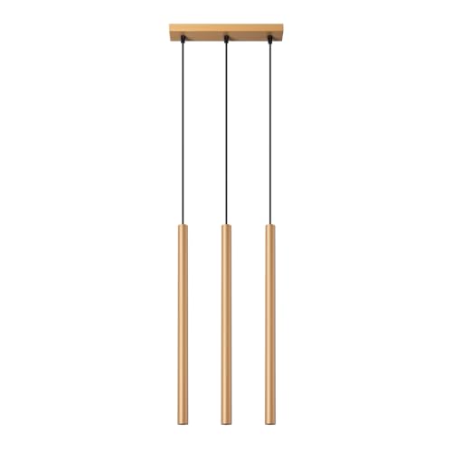 SOLLUX lighting Hängelampe Pendelleuchte Hängeleuchte Deckenlampe Stahl 3 Flammig Gold PASTELO SOLLUX lighting Hängelampe Pendelleuchte Hängeleuchte Deckenlampe Stahl 3 Flammig Gold PASTELO von SOLLUX lighting