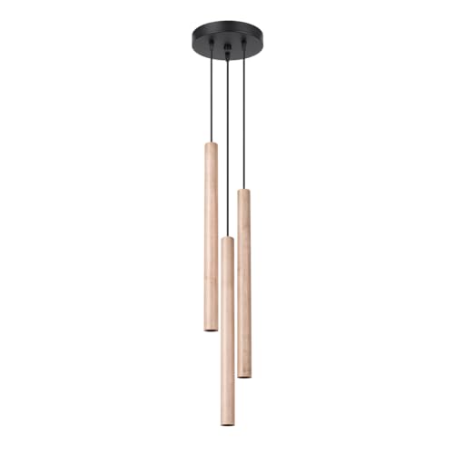 SOLLUX lighting PASTELO 3P 3-Glühbirnen Holz Pendelleuchte Lampe Esstisch Hängend – G9-Fassung - Glühbirne nicht enthalten – Hängeleuchten & Pendelleuchten – 19,5x19,5x115cm SOLLUX lighting PASTELO 3P 3-Glühbirnen Holz Pendelleuchte Lampe Esstisch Hängend – G9-Fassung - Glühbirne nicht enthalten – Hängeleuchten & Pendelleuchten – 19,5x19,5x115cm von SOLLUX lighting