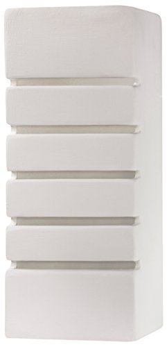 SOLLUX lighting Samir Wandleuchte - Keramik Wandbeleuchtung Wohzimmer Esszimmer Lampe Flur - Geometrische Form Treppenhaus Beleuchtung aus Keramik Farbe Weiß 10,5 x 10,5 x 26 cm SOLLUX lighting Samir Wandleuchte - Keramik Wandbeleuchtung Wohzimmer Esszimmer Lampe Flur - Geometrische Form Treppenhaus Beleuchtung aus Keramik Farbe Weiß 10,5 x 10,5 x 26 cm von SOLLUX lighting