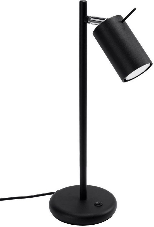 SOLLUX lighting Tischleuchte RING, ohne Leuchtmittel, beweglicher Lampenschirm, Schalter von SOLLUX lighting