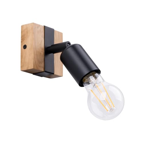 SOLLUX lighting ZUCA 1-Glühbirnen Elegante Schwarze Wandleuchte - Wandleuchten Lampe Für Innen - Glühbirne nicht Enthalten – E27-Fassung – 14x8x11cm SOLLUX lighting ZUCA 1-Glühbirnen Elegante Schwarze Wandleuchte - Wandleuchten Lampe Für Innen - Glühbirne nicht Enthalten – E27-Fassung – 14x8x11cm von SOLLUX lighting