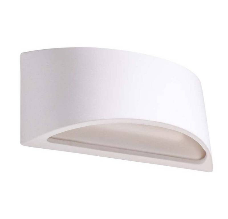 SOLLUX lighting Wandleuchte, Leuchtmittel nicht inklusive, Wandleuchte Wandlampe Weiß Modern Keramik Glas Wohnzimmer Esszimmer von SOLLUX lighting