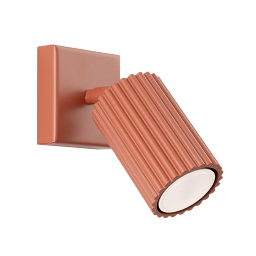 SOLLUX lighting Wandleuchte Innen Wandlampe Aluminium 1 Flammig 8 x 16 x 16 cm Karbon Ockerrot SOLLUX lighting Wandleuchte Innen Wandlampe Aluminium 1 Flammig 8 x 16 x 16 cm Karbon Ockerrot von SOLLUX lighting