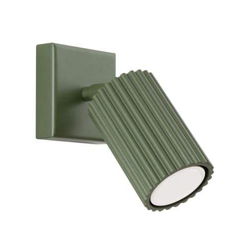 SOLLUX lighting Wandleuchte Innen Wandlampe Aluminium 1 Flammig 8 x 16 x 16 cm Karbon Olivgrün SOLLUX lighting Wandleuchte Innen Wandlampe Aluminium 1 Flammig 8 x 16 x 16 cm Karbon Olivgrün von SOLLUX lighting
