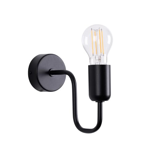 SOLLUX lighting - Wandleuchte LED - Wandlampe VECTOR - Wandbeleuchtung - LED-Lampe - Niedriger Energieverbrauch - E27, 1x max 15W LED, ~230V, 50Hz, IP20 - Schwarz - 8,5x15,5x20cm SOLLUX lighting - Wandleuchte LED - Wandlampe VECTOR - Wandbeleuchtung - LED-Lampe - Niedriger Energieverbrauch - E27, 1x max 15W LED, ~230V, 50Hz, IP20 - Schwarz - 8,5x15,5x20cm von SOLLUX lighting