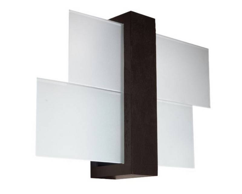 SOLLUX lighting Wandleuchte Wandleuchte Feniks 1 Wenge, Nicht enthalten von SOLLUX lighting