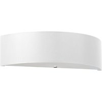 Sollux - SL.0763 Wandleuchte skala Up & Downlight weiß l: 45, b: 12, h: 15cm, Fassung E14, dimmbar von SOLLUX