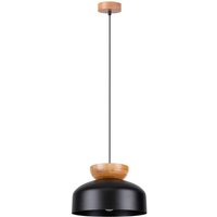 Schwarze Hängelampe mit Holzelementen MARION 1xE27 15W SL.1351 Sollux Lighting Schwarze Hängelampe mit Holzelementen MARION 1xE27 15W SL.1351 Sollux Lighting von SOLLUX