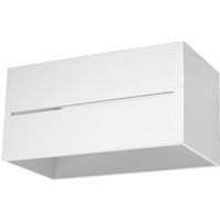 SL.0528 Wandleuchte lobo maxi Up & Downlight weiß l: 20, b: 10, h: 12, Fassung G9, dimmbar - Sollux von SOLLUX